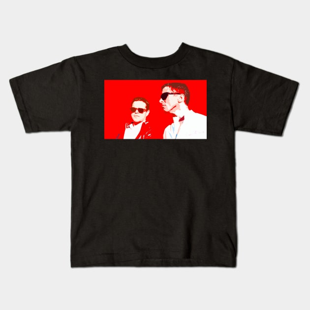 matt damon and christian bale Kids T-Shirt by oryan80